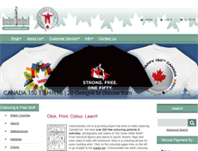 Tablet Screenshot of colourcanada.com